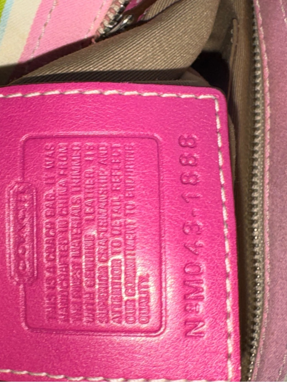 Coach soho y2k multicolored bag - Picture 11 of 12